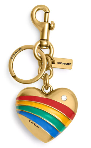 Coach heart bag charm - heart,