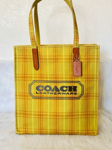 Nwt coach canvas tote bag - tote,
