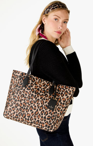 Kate spade poppy leopard large - poppy,
