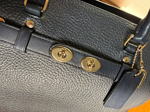 Coach pebbled leather satchel - coach,