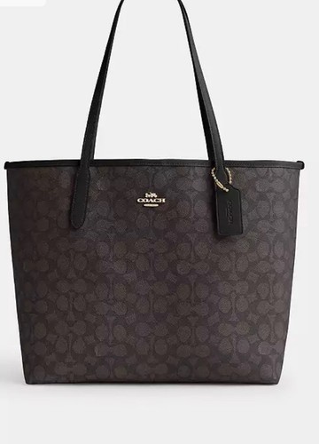 Coach brown handbag new - handbag,