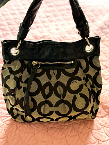 Coach black beige - coach, signature