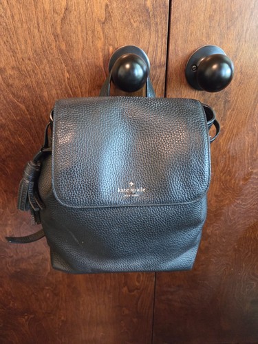 Kate spade pebbled - pebbled, black